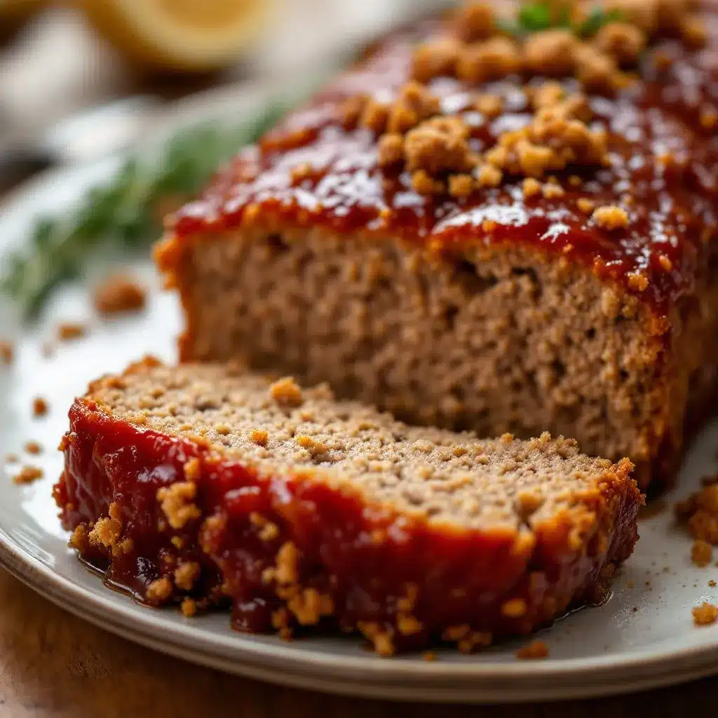 old-fashioned meatloaf with brown sugar glaze preparation steps