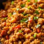 one-pan ground turkey taco skillet - featured image