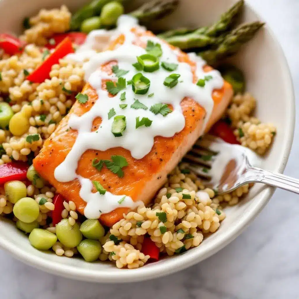 one pan lemon garlic butter salmon with asparagus preparation steps