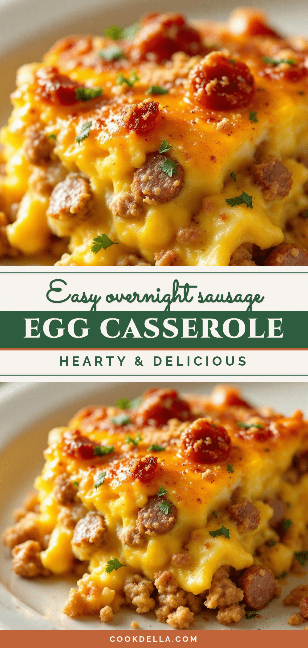overnight sausage egg breakfast casserole recipe