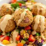 peanut butter granola bites - featured image