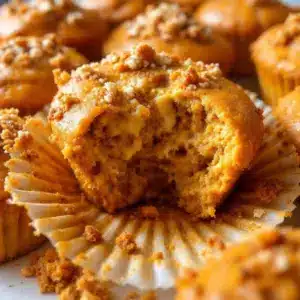 pumpkin cream cheese muffins - featured image