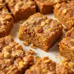 pumpkin snickerdoodle blondies - featured image