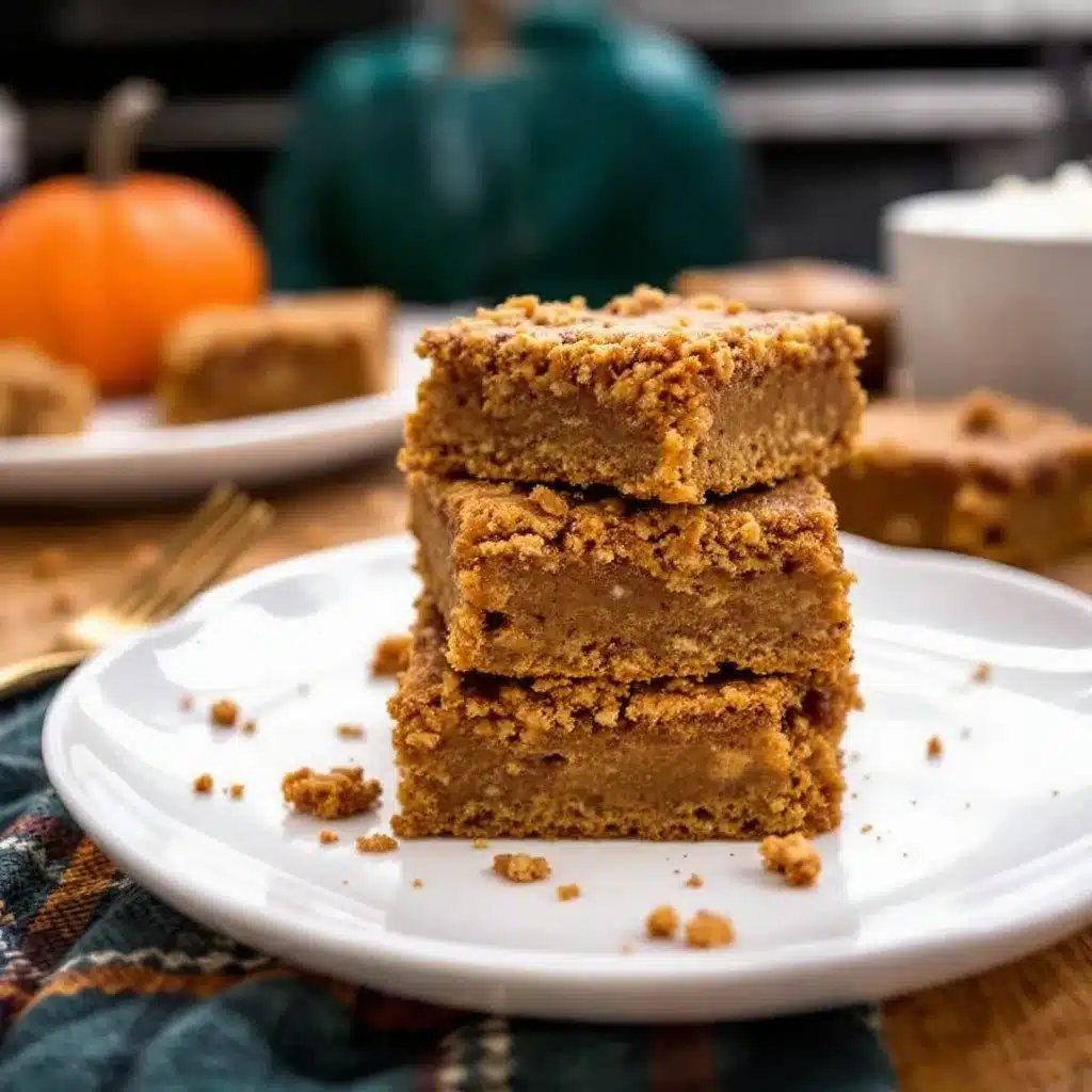 pumpkin snickerdoodle blondies preparation steps