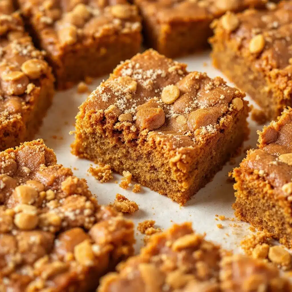 pumpkin snickerdoodle blondies - featured image