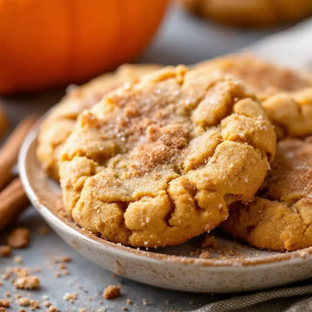 pumpkin snickerdoodle cookies preparation steps
