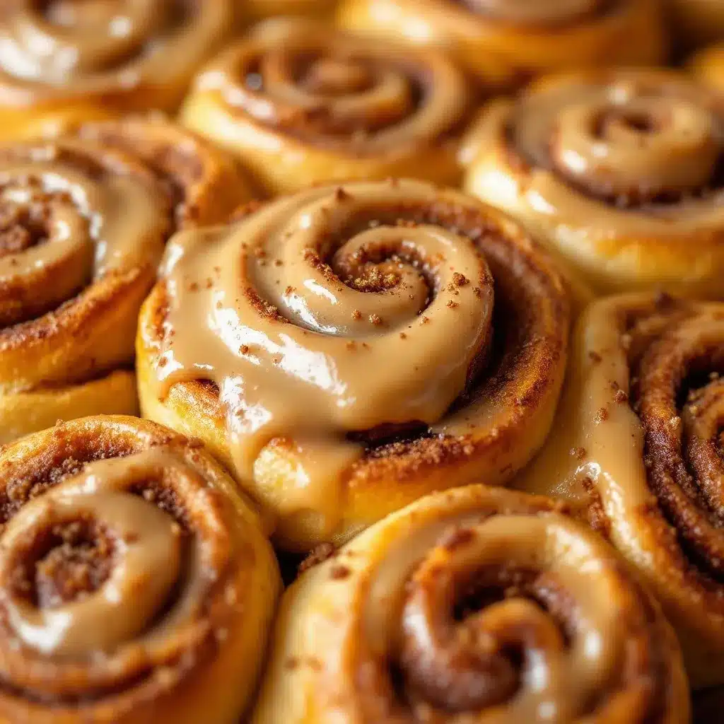 pumpkin spice cinnamon rolls with brown butter icing preparation steps