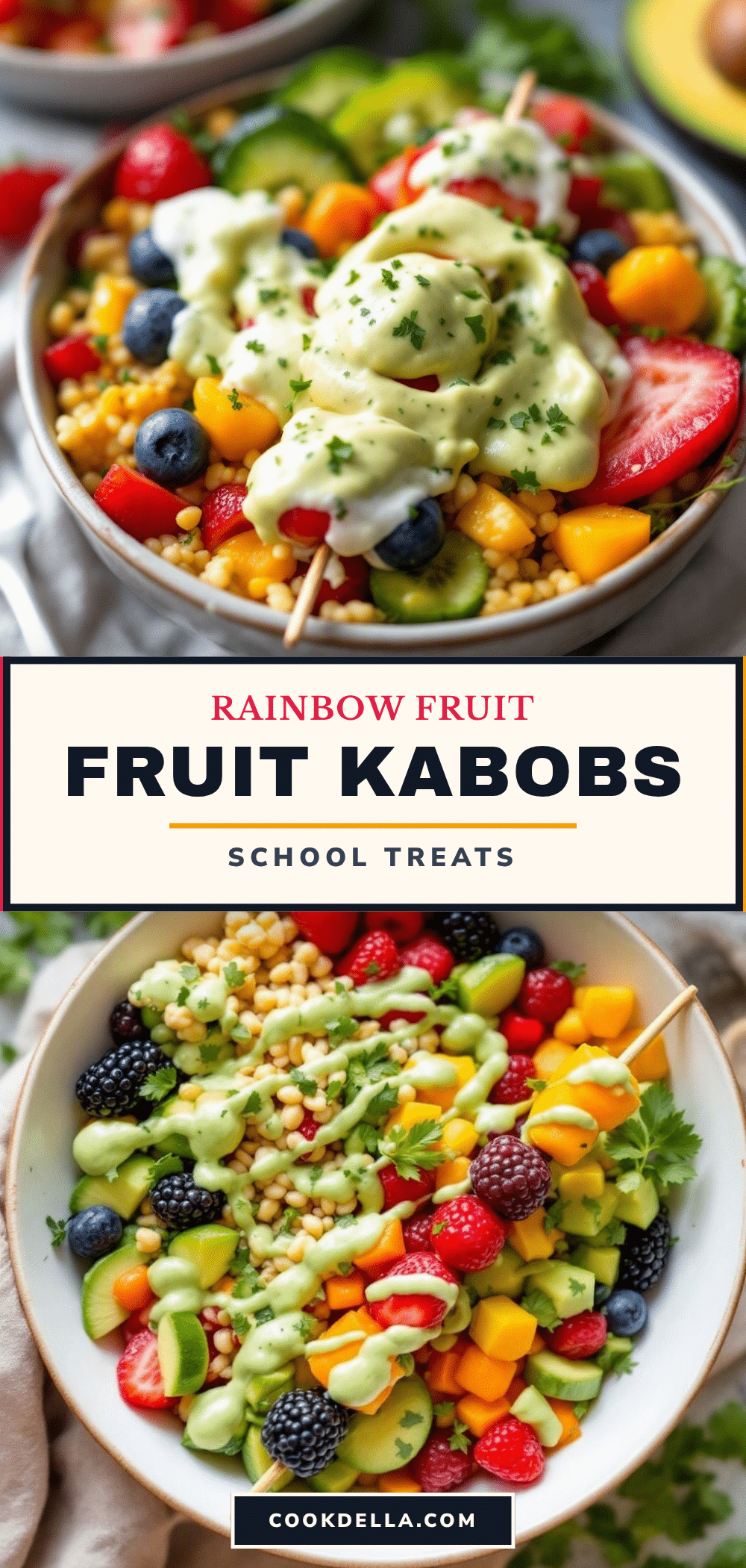 rainbow fruit kabobs recipe