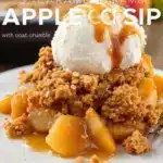 Salted caramel apple crisp - featured image