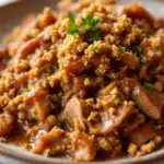 slow cooker apple cider pulled pork - featured image