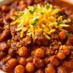smoky chipotle beef chili - featured image