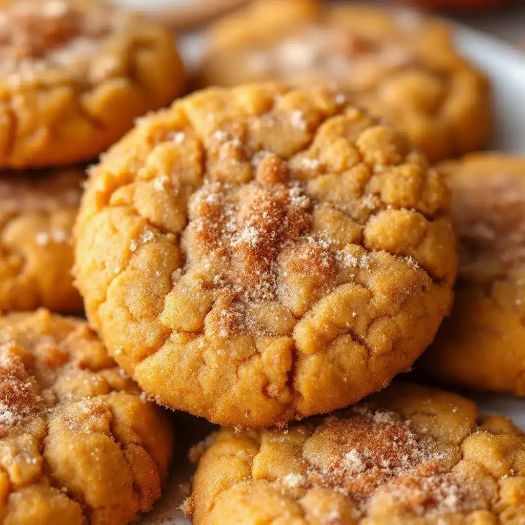soft baked pumpkin snickerdoodle cookies preparation steps
