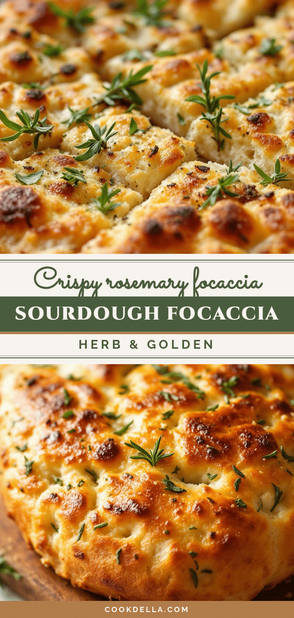 Sourdough discard focaccia with rosemary recipe