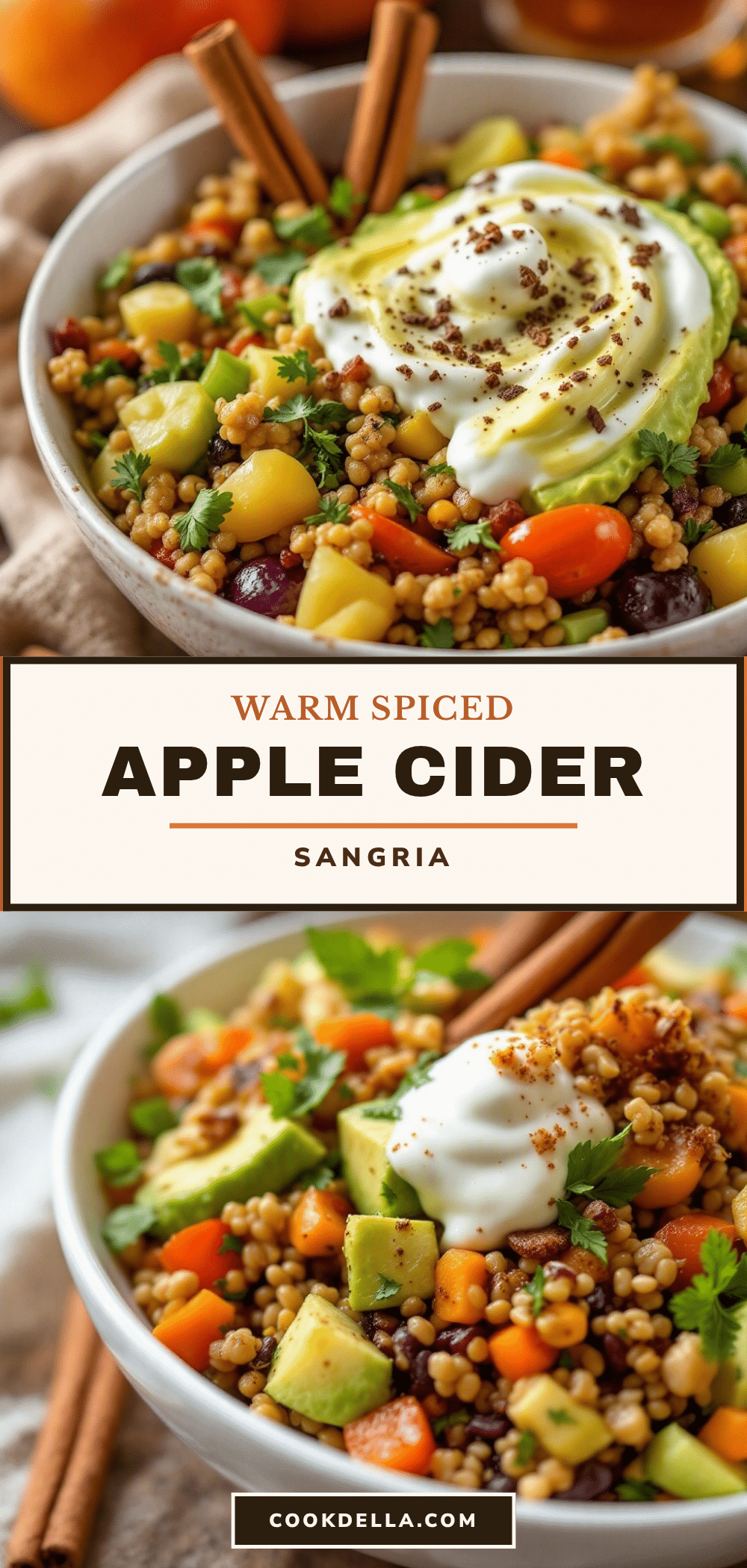 spiced apple cider sangria recipe