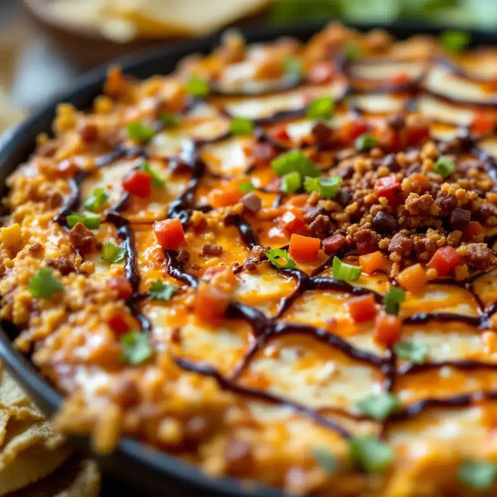 spiderweb taco dip preparation steps
