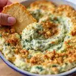 spinach artichoke dip bread bowl - featured image