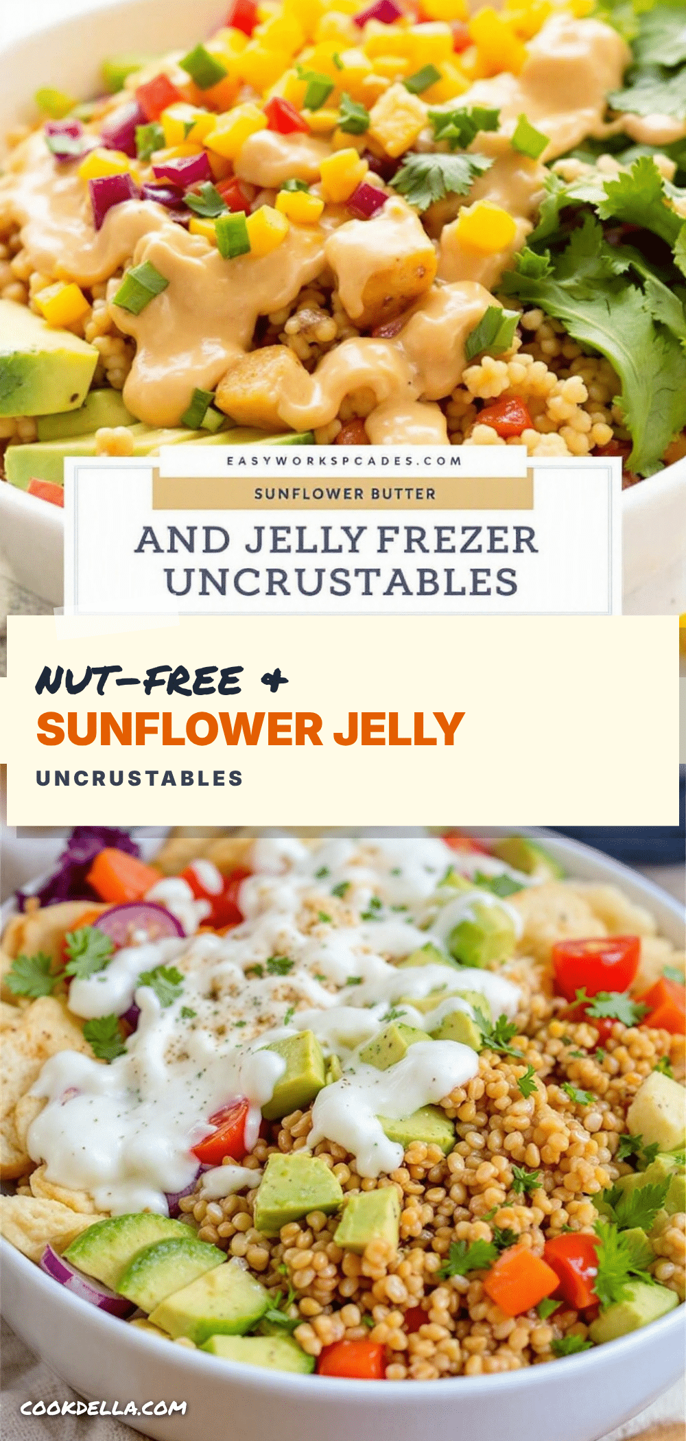 sunflower butter and jelly uncrustables recipe