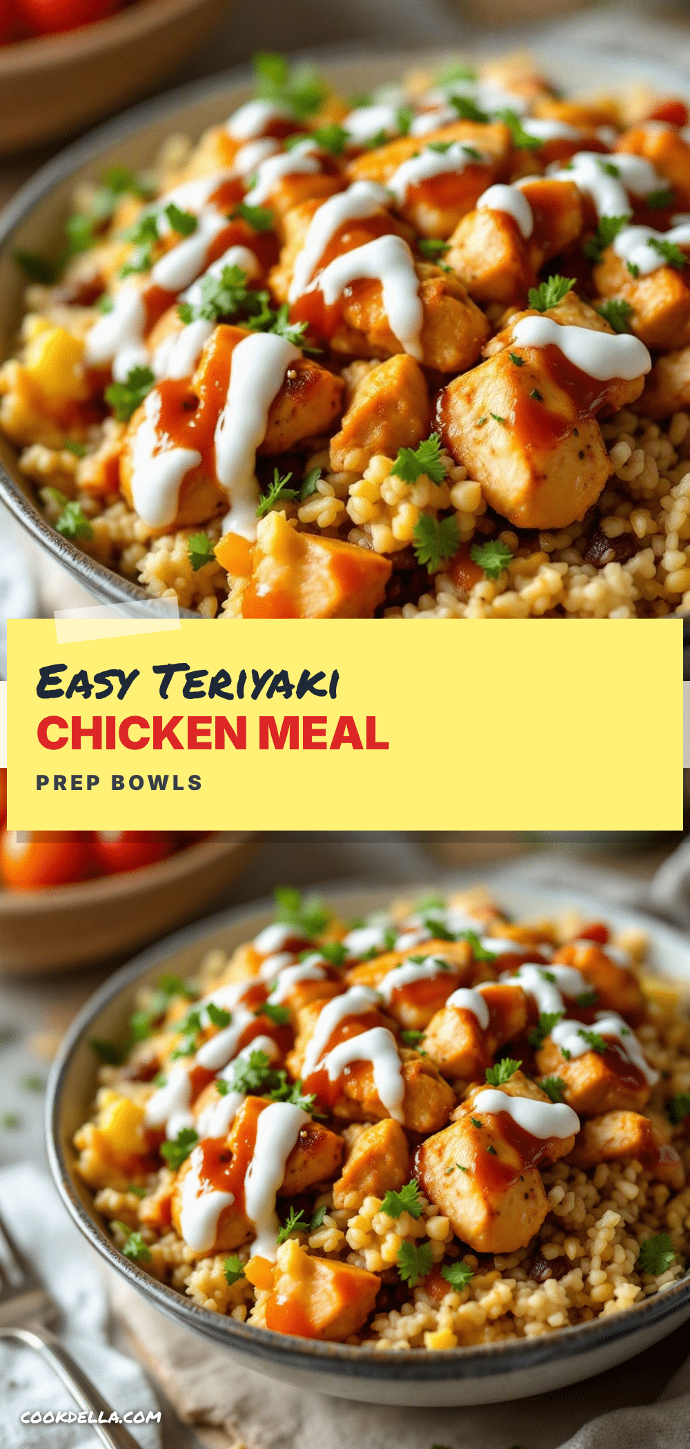 teriyaki chicken meal prep bowls recipe