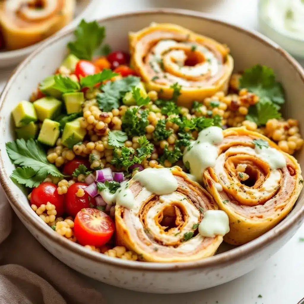 turkey pinwheel wraps cream cheese preparation steps