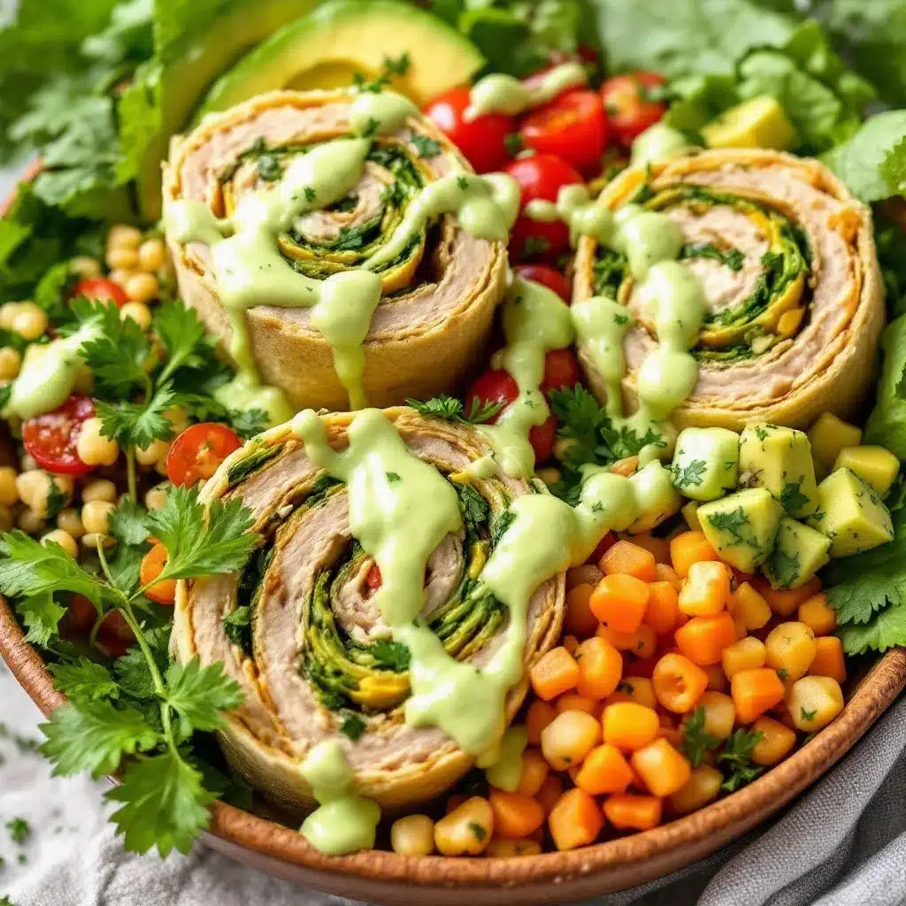 turkey pinwheel wraps cream cheese - featured image