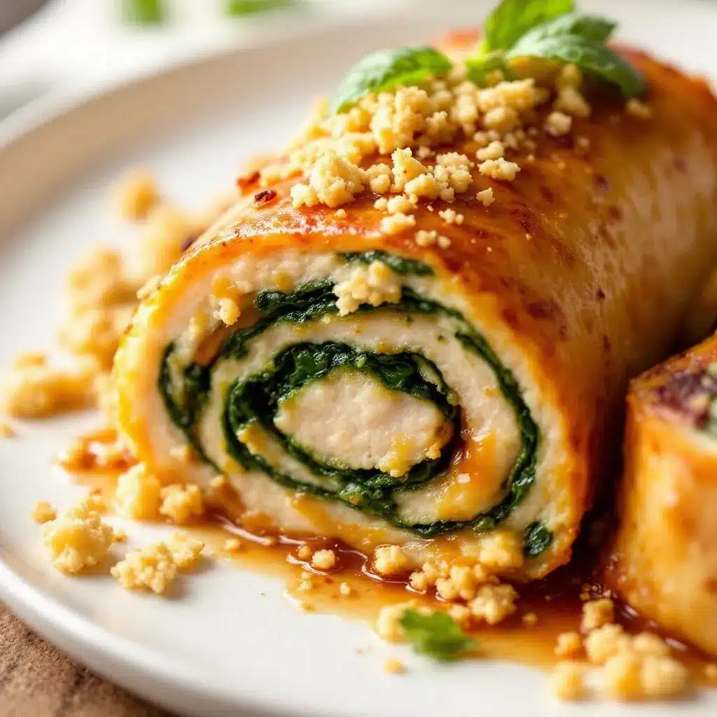 Turkey Spinach Pinwheel Roll-Ups preparation steps