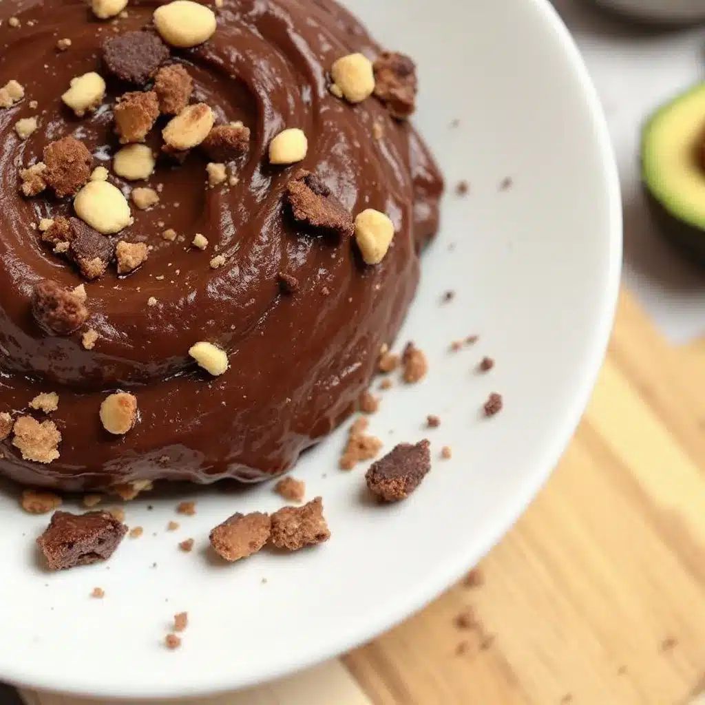 vegan chocolate avocado pudding preparation steps
