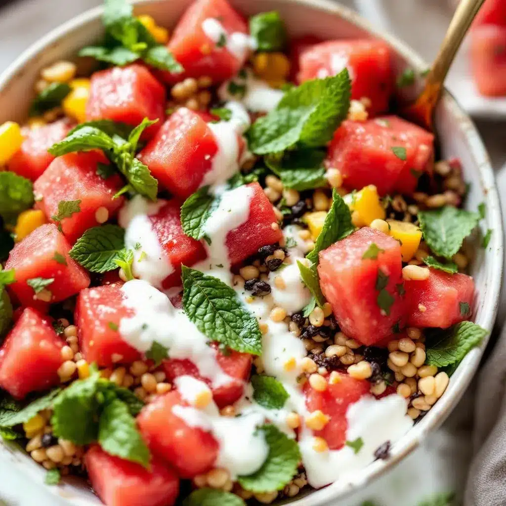 watermelon mint spritzer preparation steps