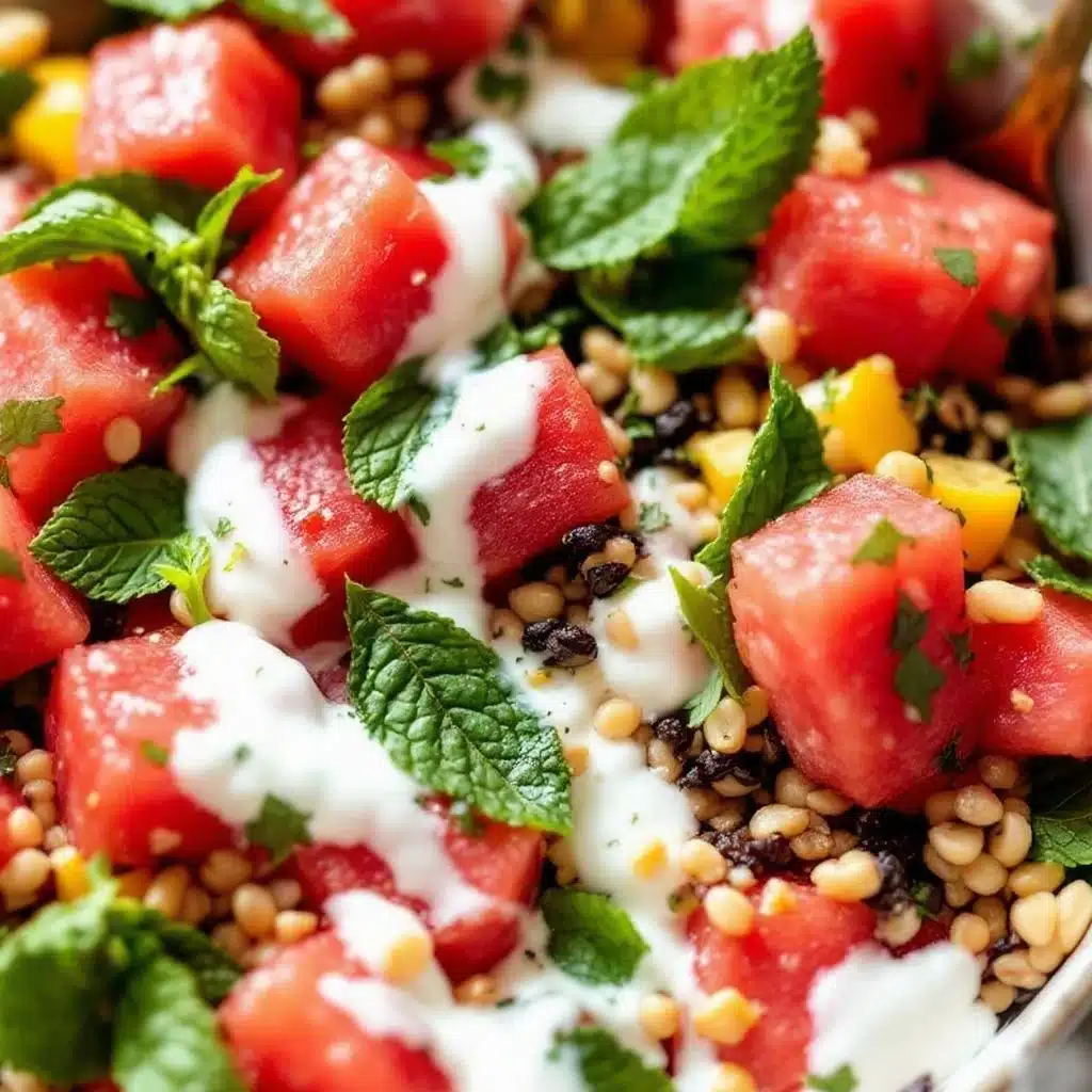 watermelon mint spritzer - featured image