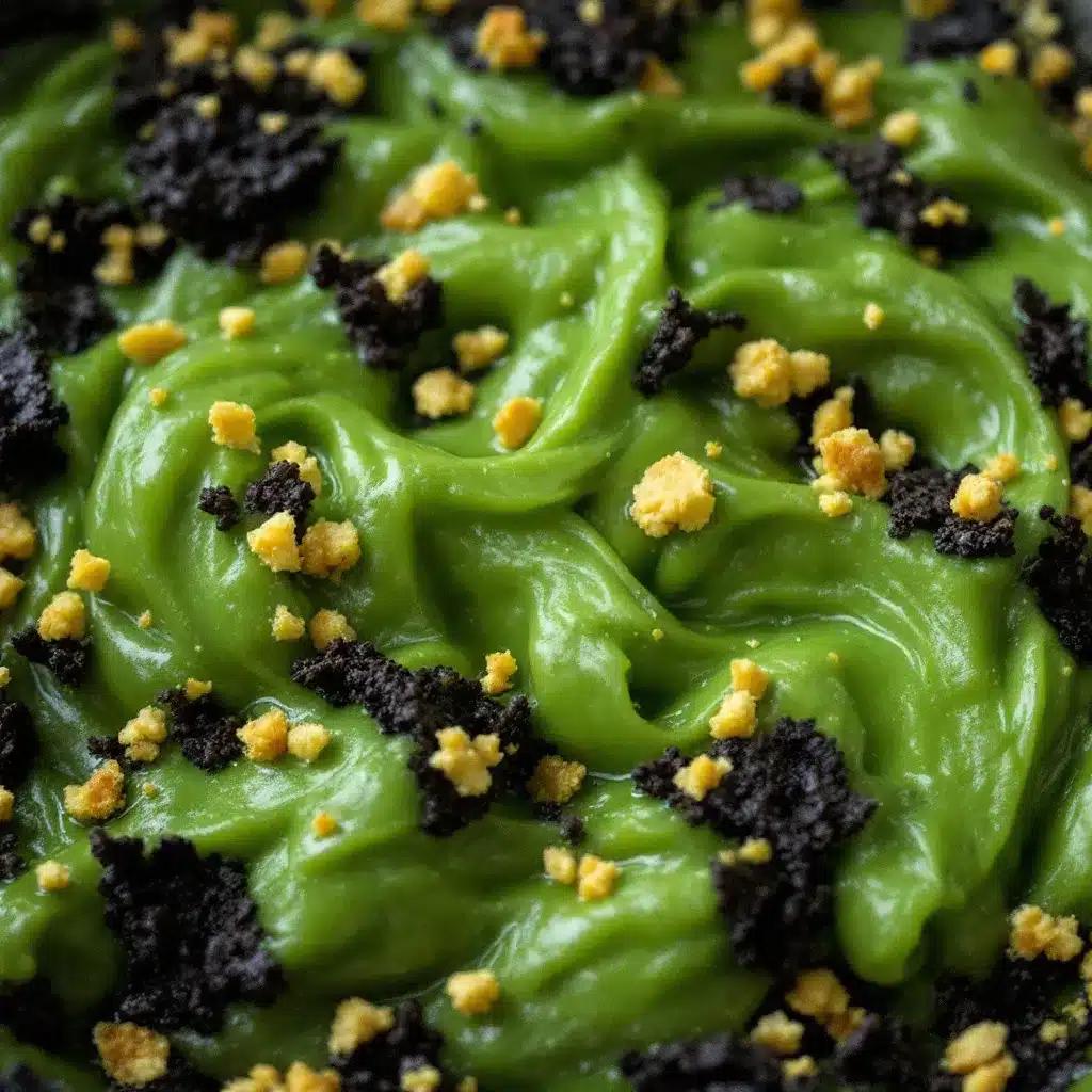 witches brew green Halloween punch preparation steps